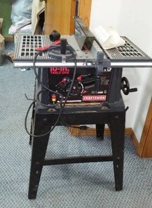 lot 291 image: Craftsman Table Saw.
