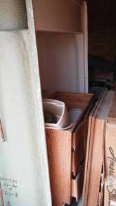 lot 320 image: Shower Tub Surround, Vanity, Sink, Medicine Cabinet And More.