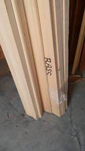 lot 322 image: Basswood Molding.
