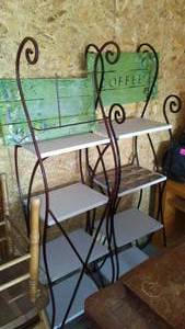 lot 344 image: Display Decor Shelving Stands (2)