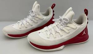 lot 6 image: Vintage JORDAN Ultra Fly 2 Low WhiteRed SIZE 8.5 US (USED)
