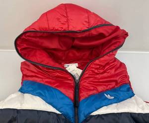 lot 8 image: Vintage Four Color ADIDAS Puffy Vest With Original Tags Size LARGE (NEVER WORN)