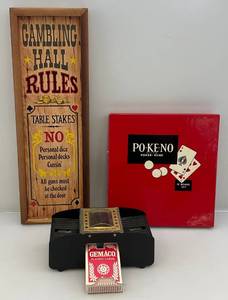 lot 31 image: Misc. Vintage Poker Items