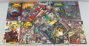 lot 59 image: Misc. Comic Books Including THE NEW TEEN TITANS & More (BAGGED)