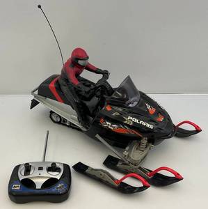 lot 68 image: Inter Active RC Snowmobile with Battery, Extra Ski & Remote Control . NO Charger