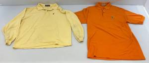 lot 79 image: Two Vintage PLAYBOY Polos Size (M)  (NICE PRE-LOVED CONDITION)