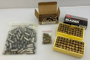 lot 84 image: Misc. Gun Ammo Including .45 ACP, 44 Mag & More