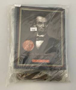 lot 92 image: Lincoln Historic Beginning Coin Collection Books With Unsorted Coins