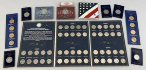 lot 95 image: Misc. Novelty Coins, Uncirculated Statehood Quarters & More