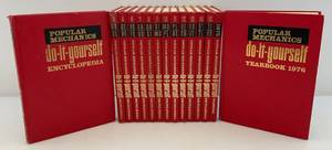 lot 173 image: 1960s Popular Mechanics D0-It-Yourself Encyclopedias Vol. (2-5)(7-15) & 19775-76 Popular Mechanics D0-It-Yourself Yearbook