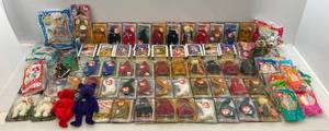 lot 219 image: Misc. Vintage Beanie Babies & Mcdonalds Walt Disney Collectibles