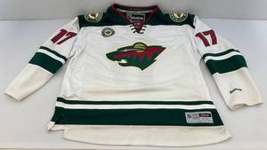 lot 250 image: Vintage Torrey Mitchell Autographed Minnesota Wild (Only Given To Season Ticket Holders) Jersey Size XXL