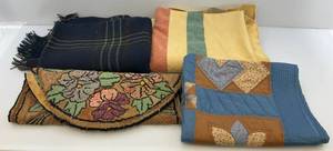lot 254 image: Misc. Vintage Blankets & More