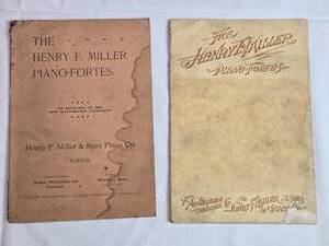 lot 1 image: Henry F Miller New Illustrated Piano Catalogue of 1892 & Henry F Miller Piano-Fortes Appendix to the New Illustrated Catalogue