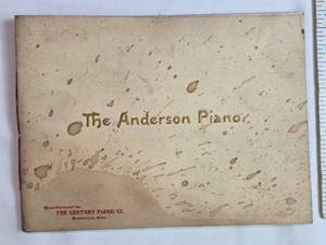lot 12 image: Century Piano Co. The Anderson Pianos Catalog
