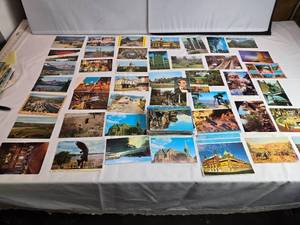 lot 49 image: Large Vintage Postcard Lot  Mixed Scenic and Landmark Views, International and Domestic - Approx. 150