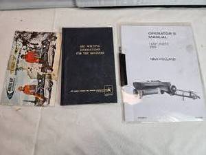 lot 94 image: Vintage 1970 Arctic Cat Snowmobiles Operators Manual, Arc Welding for Beginners & New Holland Hayliner Manual