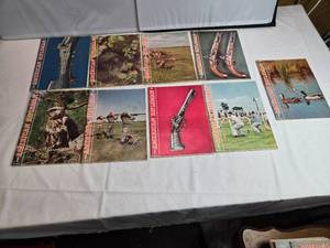 lot 101 image: Lot of 9 Vintage American Rifleman  - 1 from 1964 the Rest 1963 In Varying Conditions