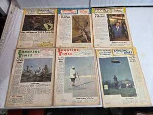 lot 108 image: Shooting Times Newspaper Style Magazines - Early Issues Collection 6 Issues from 1960