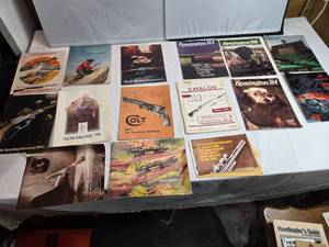 lot 115 image: 80s Era Remington, Winchester, Colt Brochures and Catalogs