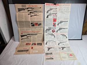lot 118 image: Lot of 2 Vintage Firearm Promo Materials for Ruger
