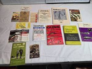 lot 119 image: Remington, Guns of the Old West, Telescopic Sight Books, Vintage Hunter Safety Book and More