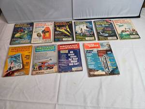 lot 120 image: Early 70s Popular Mechanics, Late 60s Mechanics Illustrated