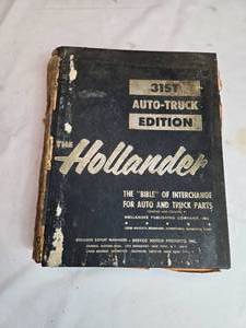 lot 140 image: 1965 Hollander Manual 31st Edition Auto-Truck Interchange - See pics for condition