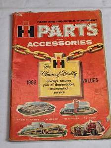 lot 157 image: 1962 IH Parts and Accessories