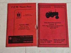 lot 162 image: 2002 OEM Tractor Parts List