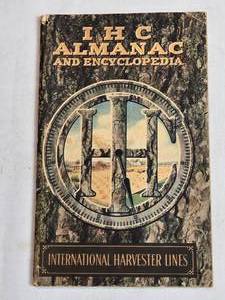 lot 163 image: International Harvester Almanac and Encyclopedia for 1914