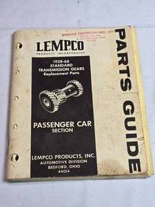 lot 168 image: 1966 Lempco Parts Guide
