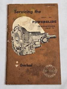 lot 194 image: Servicing the 1953-54 Powerglide Transmission Part II