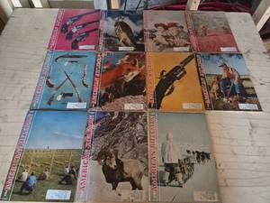 lot 220 image: 11 Issues 1959 Missing May - The American Rifleman - Musty Smell