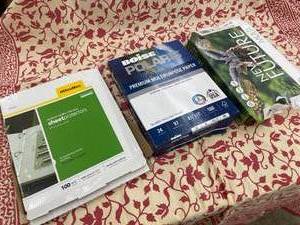 lot 20 image: OfficeMax Sheet Protectors and Multipurpose Paper Lot