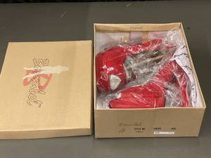 lot 26 image: Berniebel Red High Heel Shoes Size 7.5