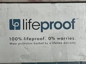 lot 55 image: 4 X Lifeproof Rigid Core Vinyl Plank Flooring - Sorento Platinum