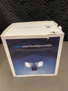 lot 102 image: Blink Wired Floodlight Camera 2600 Lumens