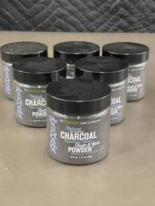lot 176 image: Set of 6 inVitamin Natural Activated Charcoal Tooth & Gum Powder