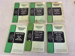 lot 355 image: John Deere Operators Manuals