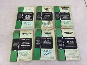lot 356 image: John Deere Operators Manuals