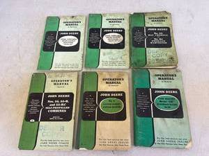 lot 357 image: John Deere Operators Manuals