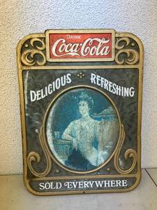 lot 367 image: Coca-Cola Plastic Sign