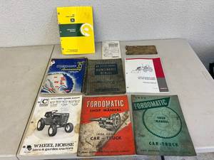 lot 408 image: Shop Manuals & Operator Manuals