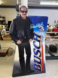 lot 427 image: Busch Beer Dale Earnhardt Cardboard Standee 6