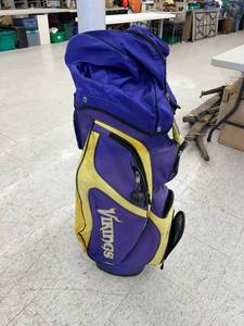 lot 474 image: MN Vikings Golf Bag