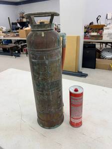 lot 489 image: Vintage Fire Extinguishers