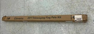 lot 507 image: NIB 20 Telescoping Flag Pole Kit