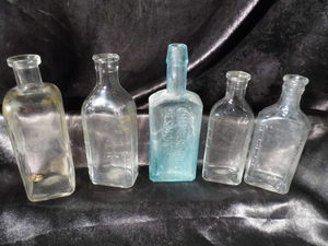 5 Antique Bottles