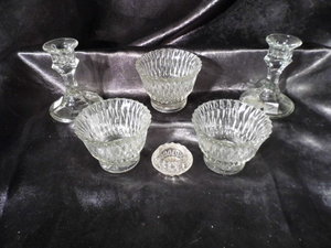Glass Candle Holders